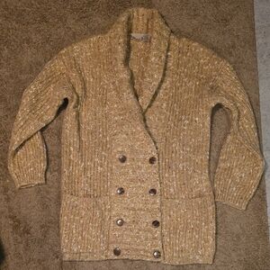 Liz Claiborne Tan Cardigan Sweater